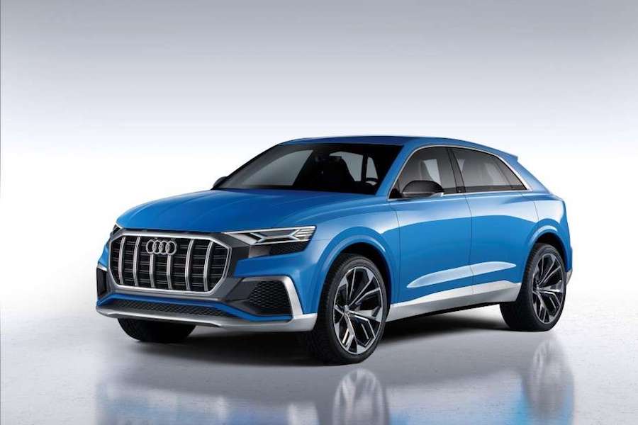 5,02 Meter lang und 2,04 Meter breit: Der «Q8 Concept» vereint SUV-typisches Raumangebot mit der Linienführung eines Coupés.