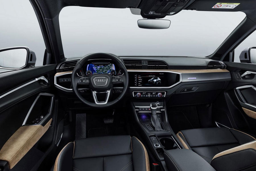 Der neue Audi Q3 rollt an – zu Preisen ab 39 900 Franken und wahlweise mit drei Benzin- und zwei Dieselmotoren von 150 bis 230 PS.