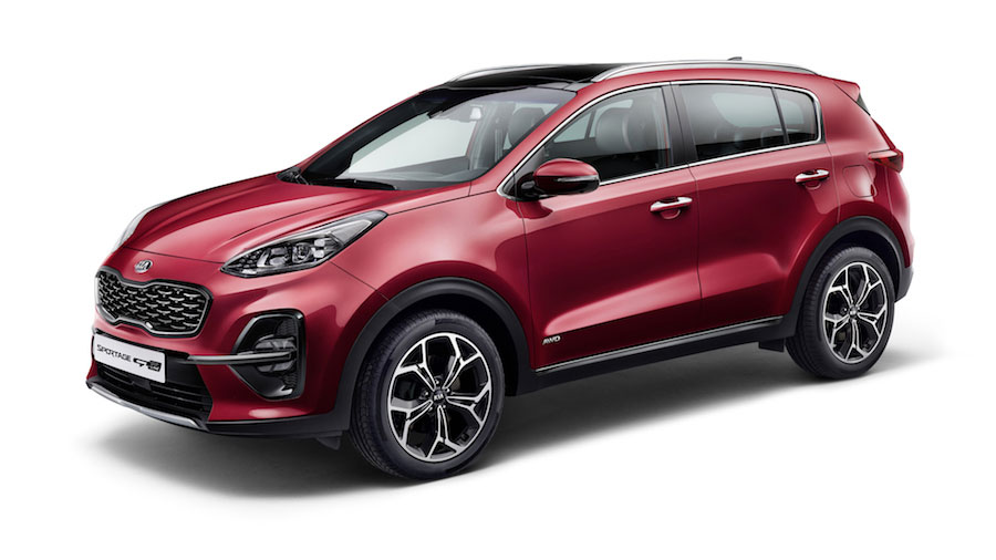 Zeigt sich stark überarbeitet: Kia Sportage des Modelljahrgangs 2019. 