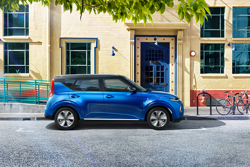 Der neue und elektrisch angetriebene Kia Soul kommt Mitte 2019 zu uns. 