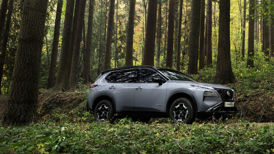 Dank Allradantrieb meistert das Nissan-SUV auch anspruchsvolles Terrain . . . 