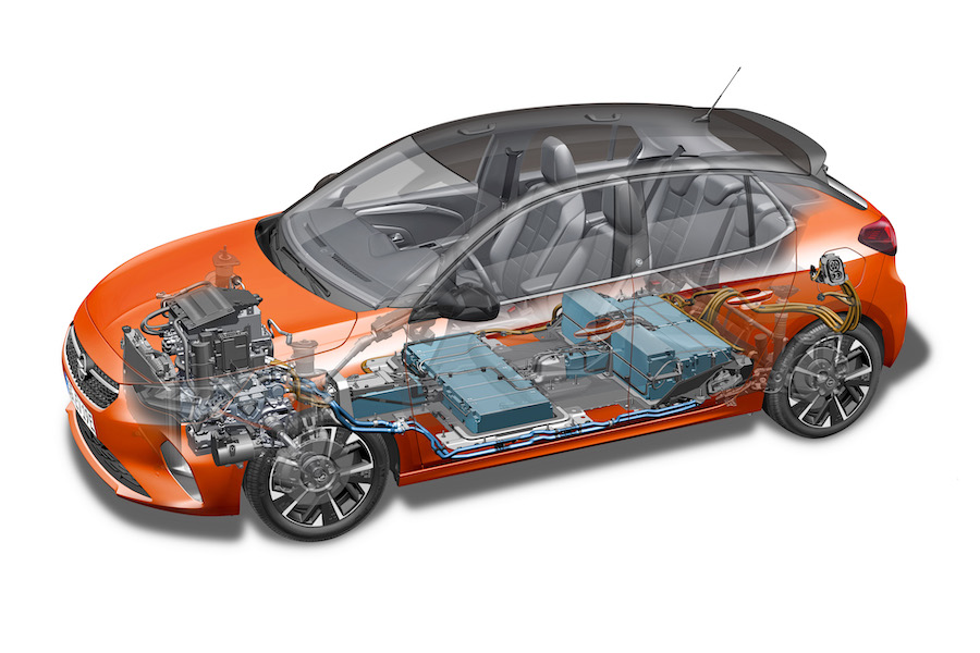 Power inklusive: In jedem Opel-Stromer stecken 136 PS.