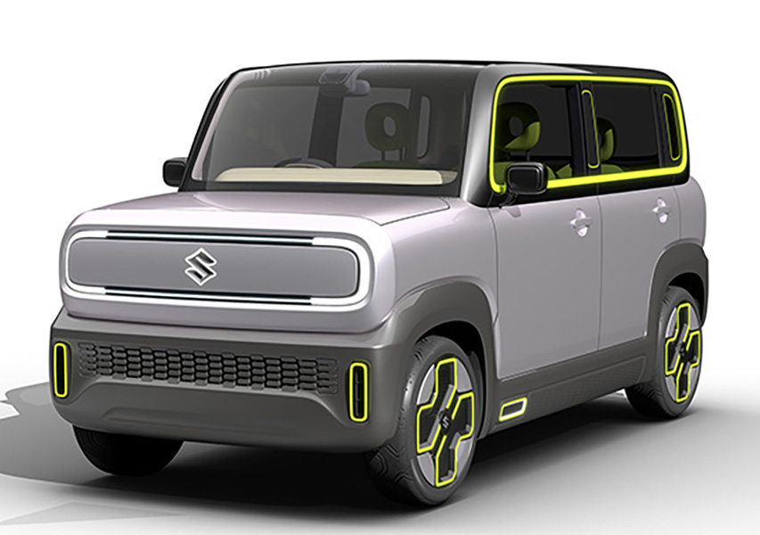 Mischung aus Kombi und geländegängigem SUV: Suzuki eWX.