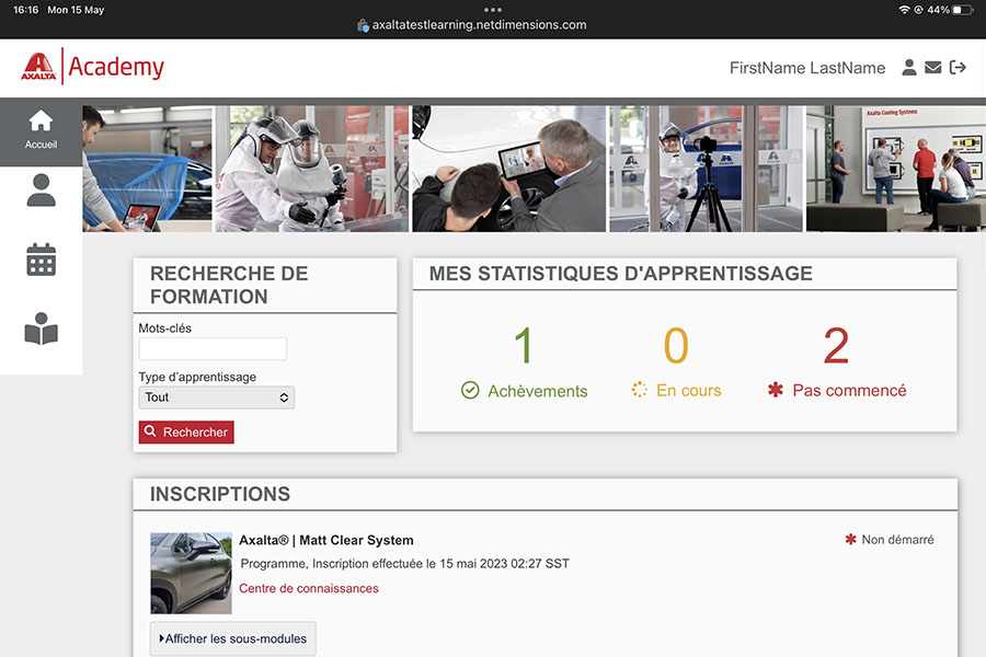 Pour plus d'informations sur « Axalta Academy », rendez-vous sur refinish.axalta.eu/academy-fr. 