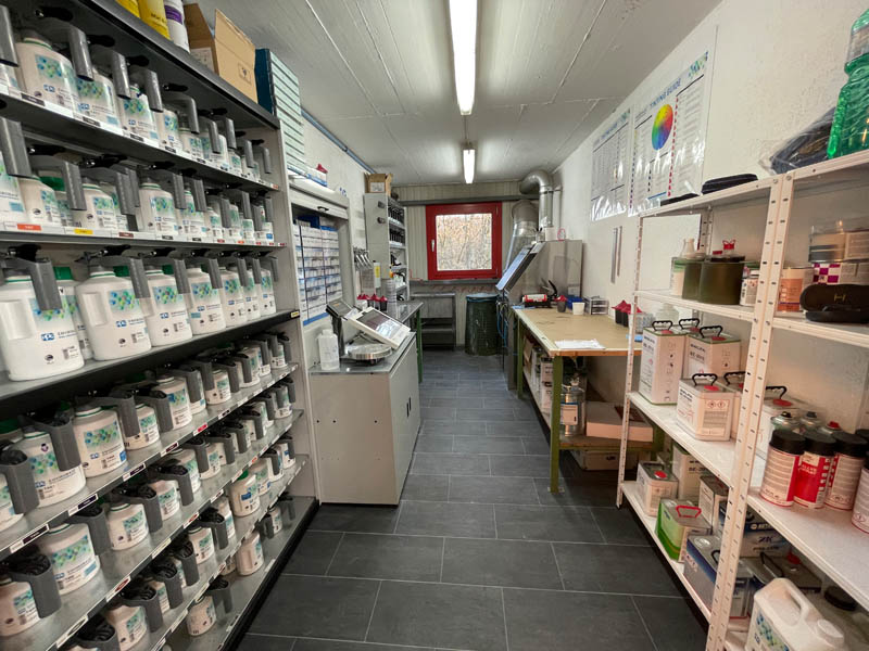 . . . produits de PPG et de Belfa sont utilisés.