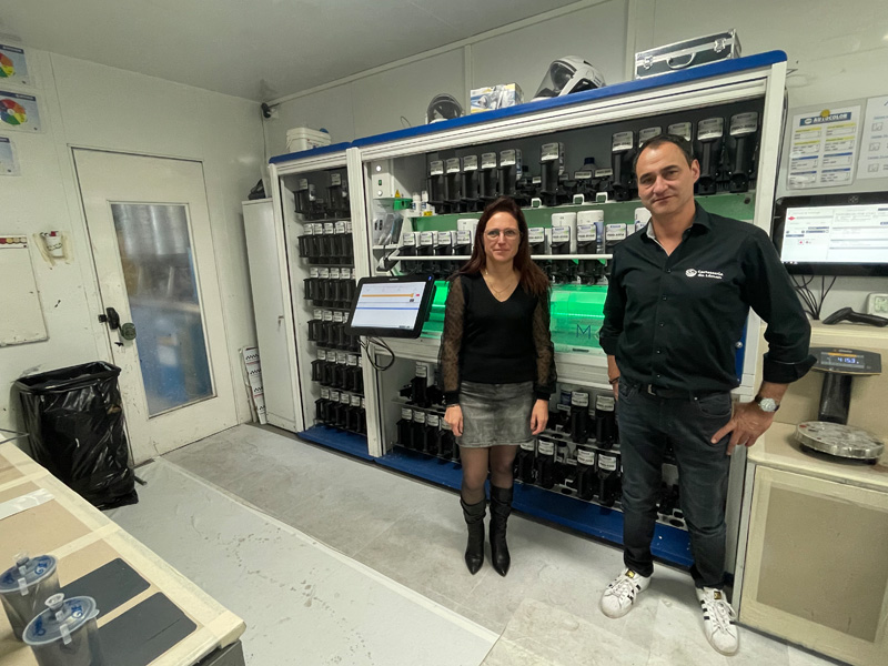 . . . de bien-être. De plus ils ont investi dans la salle de mélange en y installant le système de mélange automatique « PPG Moon Walk ».