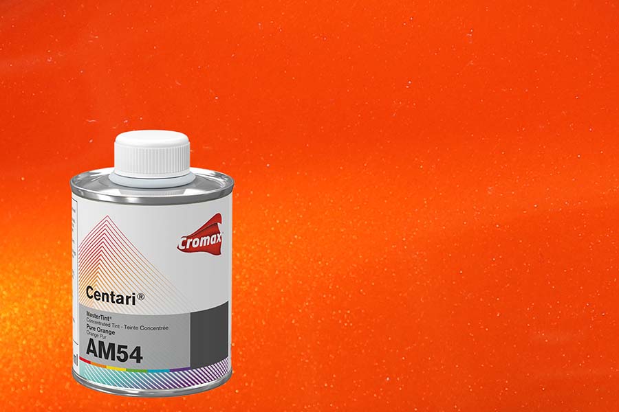 Les formules de teinte des bases mates Cromax Pro, Cromax et Centari pour l’AM54 Pure Orange sont disponibles dans «Chroma Web».