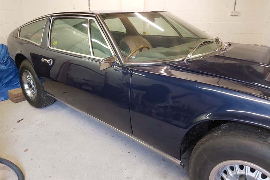 Sera mis aux enchères pour environ 38 000 francs : Maserati Indy 4700 Vignale de 1972.