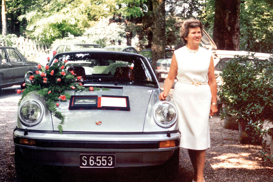 Unis pour la vie : Ferry Porsche et Louise Piëch en 1994.