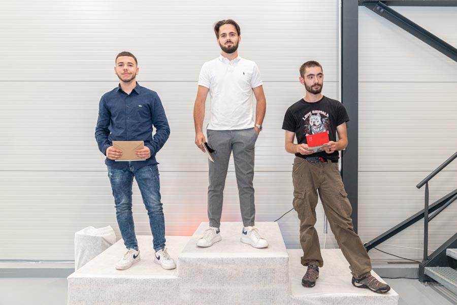 Ont réussi avec brio: Tiago Peralta, Dino Santagata et Franck Joye (de g. à dr.).