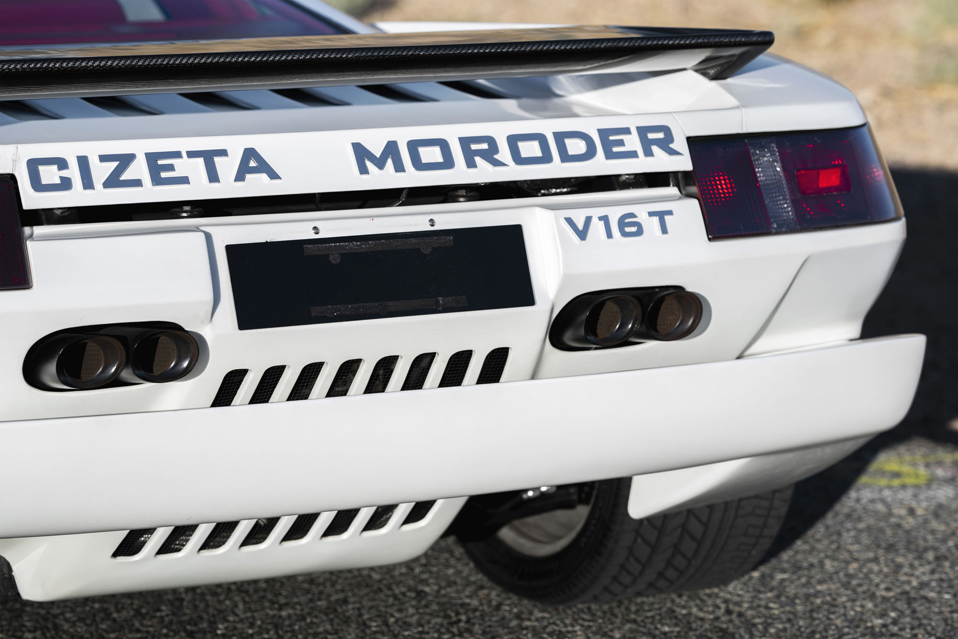 Einzelstück: Cizeta-Moroder V16T als Prototyp. 