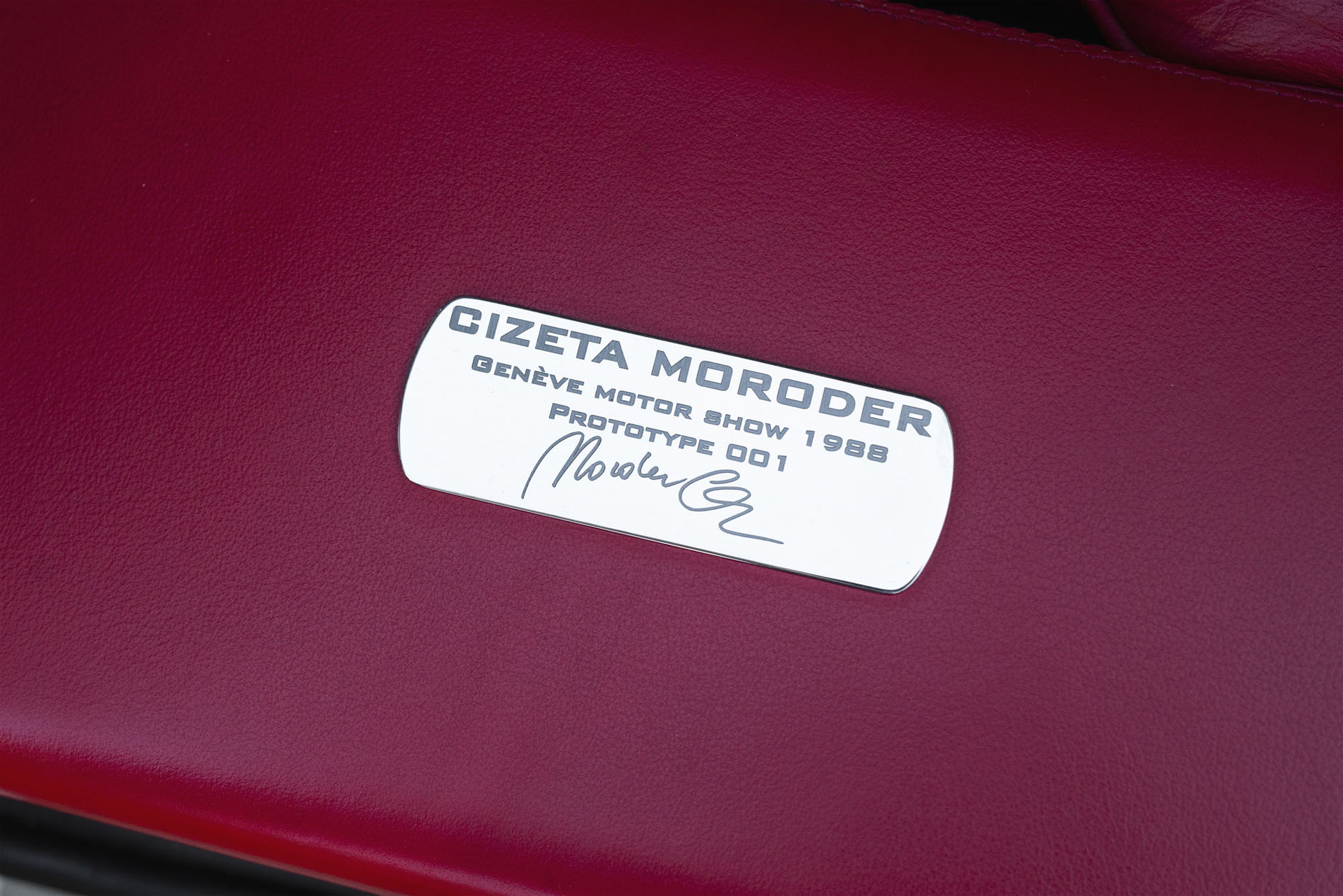Einzelstück: Cizeta-Moroder V16T als Prototyp. 