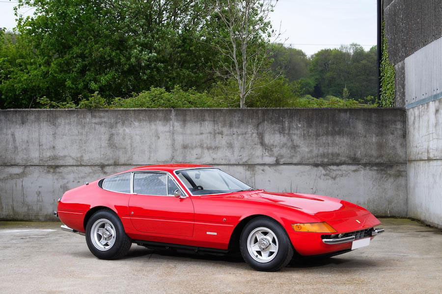 Soll mindestens 650 000 Franken wert sein: Elton Johns roter Ferrari 365 GTB/4 Daytona aus dem Jahre 1972. 