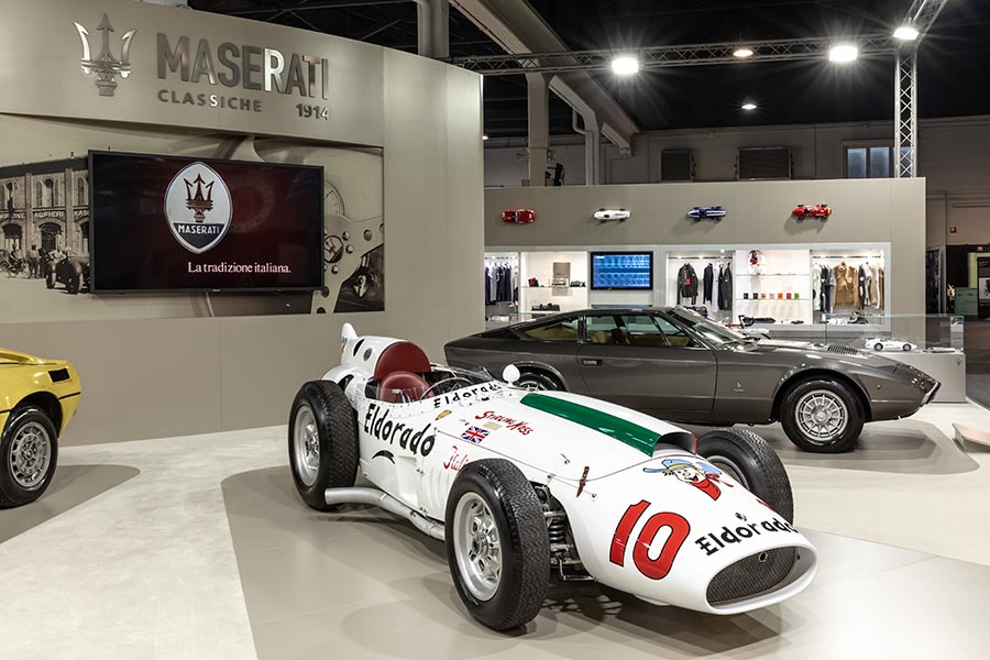 Mit V8-Motor und Zweigang-Getriebe ausgerüstet: Maserati Tipo 420M-58 «Eldorado» von 1958.