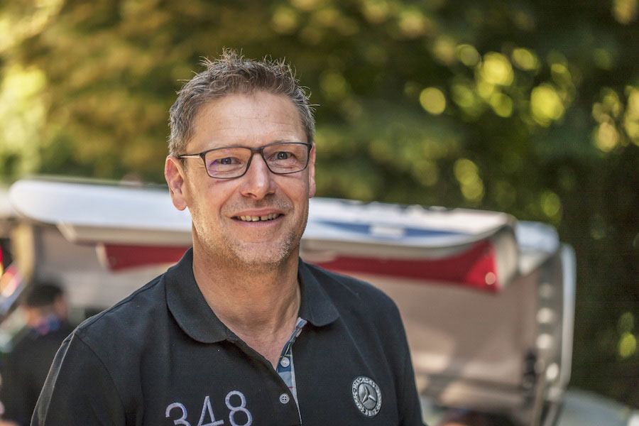 War Ehrengast auf Schloss Dyck: Bernd Mayländer, Fahrer vom offiziellen «Safety Car» in der Formel 1.