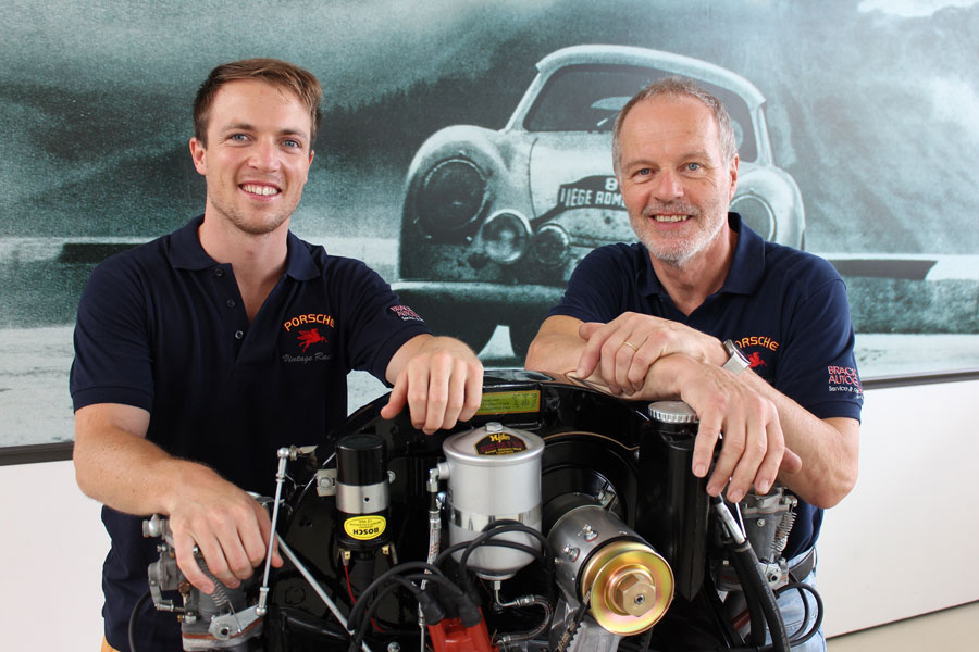 Verstärken das Porscheteam der AMAG in Schlieren: Marco (links) und Ruedi Brack.