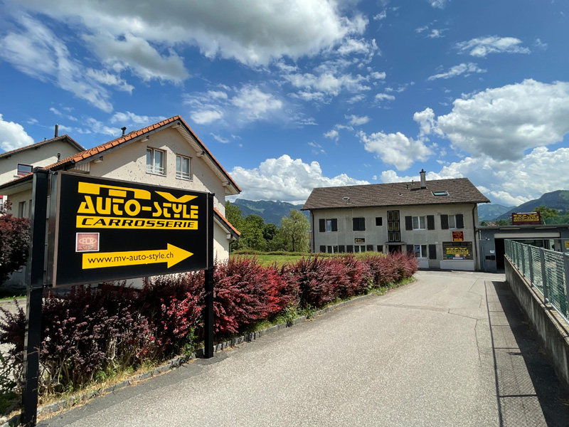 Hier sind Sie auf dem richtigen Weg: Im Haus der «MV Auto-Style» wird nicht nur hart gearbeitet, sondern auch gerne gewohnt. 
