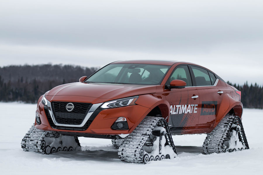 Der ultimative Nissan für den strengen Winter: «Altima-te AWD».