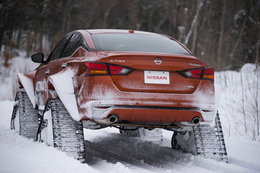 Der ultimative Nissan für den strengen Winter: «Altima-te AWD».