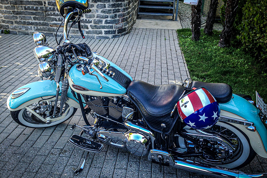 Lässt das Herz eines jeden Töff-Fans hüpfen: Harley-Davidson Softail Springer von 1989.
