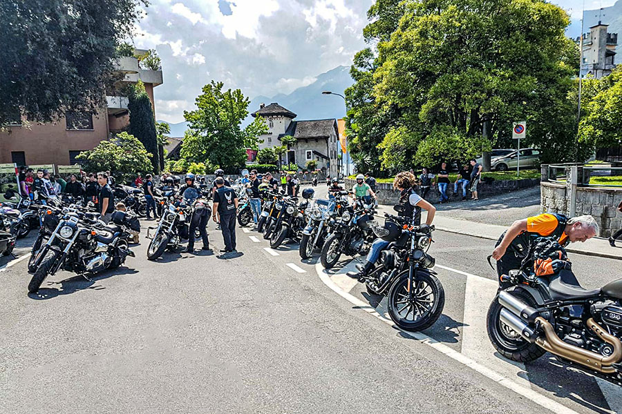 Event der Sonderklasse: Im Rahmen der «Harley-Days» fanden rund 600 US-Maschinen und ihre Besitzer den Weg nach Ascona.