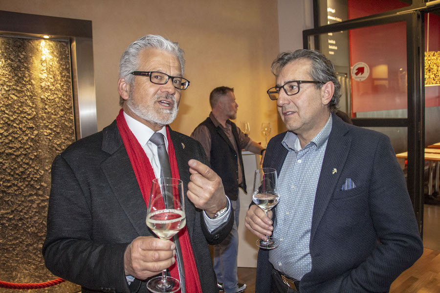 Zwei, die sich Bildung und Weiterbildung auf die Fahne geschrieben haben: Willi Frei (links) und Rolf Baumgartner.