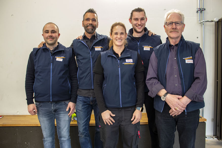 Die Experten (v. l.): Mario Siravo, Patric Nägelin, Diana Schlup, Michael Künzler und Werner Schweizer.