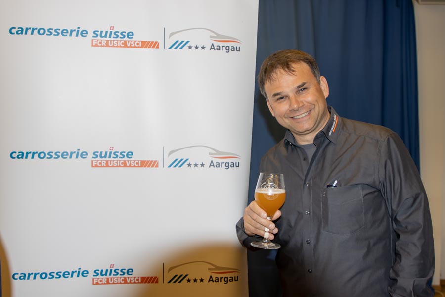 Interessierter Zaungast: Jwan Aeschlimann, Vizepräsident von «Carrosserie Suisse Zürich».