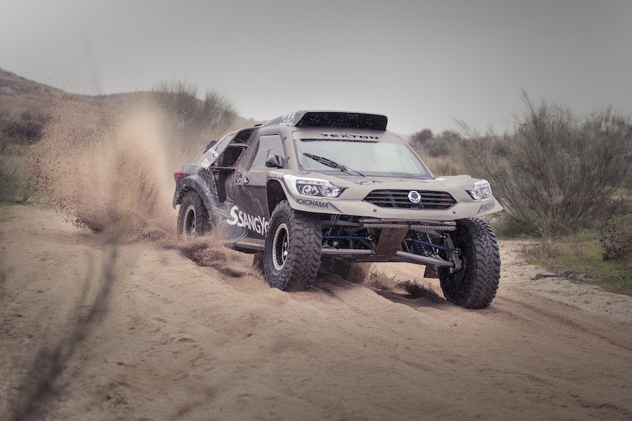 Die Koreaner gehen mit einem «Rexton DKR» ins Rennen und haben sich Reifenhersteller Yokohama als Partner ausgesucht. 