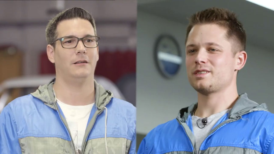 Trainerduo: Marco Schmid aus Stuttgart (links) und Gianni Willauer vom «Akzo Nobel»-Schulungszentrum in Bäretswil.