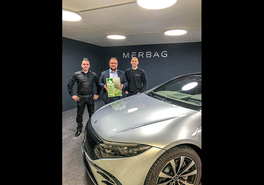 Sind begeistert (v. l): Pedro Pereira, Laurent Brodard und Marco Tamburo vom Zentrum Granges-Paccot in Fribourg. 