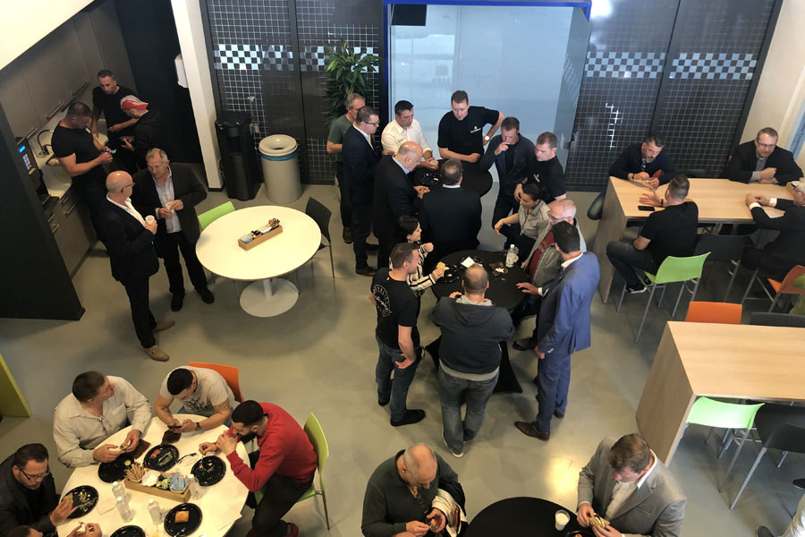 Die Schweizer Delegation beim Get-Together mit dem globalen Management-Team der Sherwin-Williams Company.