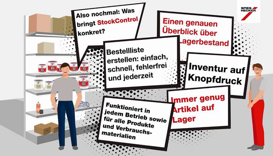 Digitale Lagerverwaltung: Artikel bei Entnahme aus dem Regal einscannen, und er landet automatisch im Warenausgang und auf der Bestellliste.