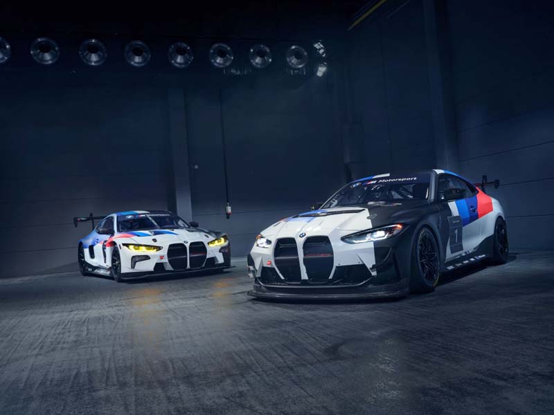 Geht bei den 24 Stunden von Portimão in Portugal erstmals mit «Solid Piston»-Dämpfer an den Start: BMW M4 GT4.