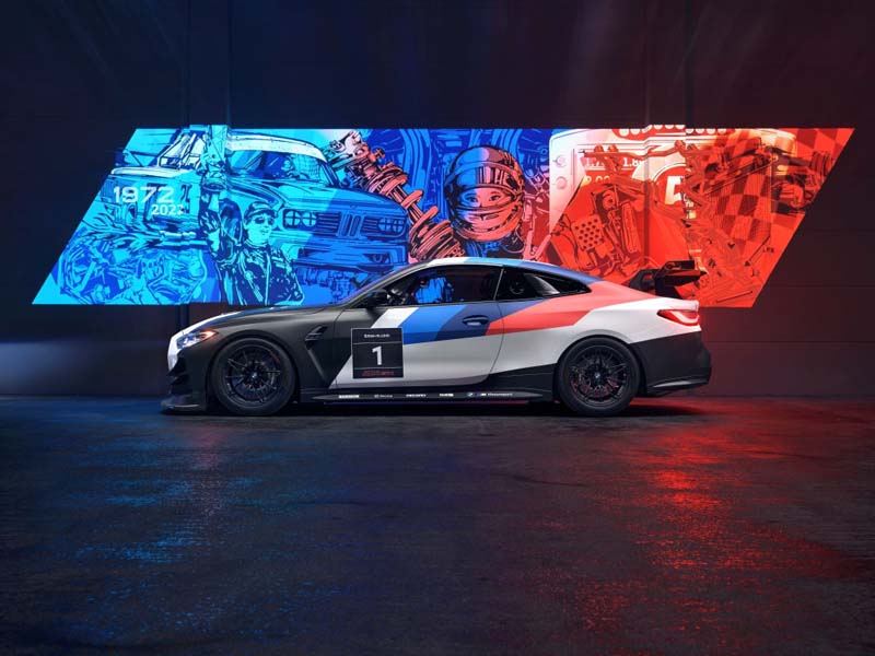 Geht bei den 24 Stunden von Portimão in Portugal erstmals mit «Solid Piston»-Dämpfer an den Start: BMW M4 GT4.