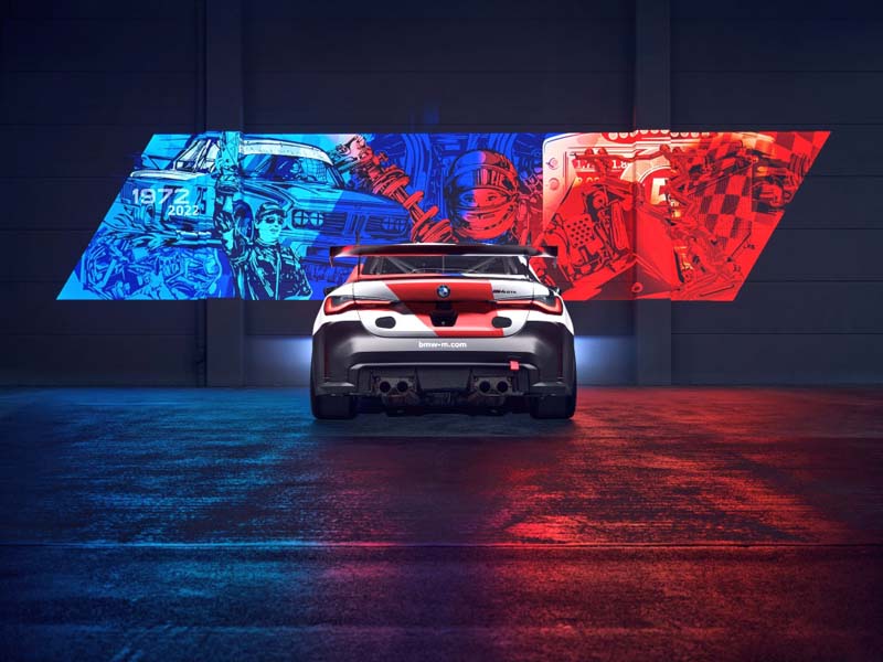 Geht bei den 24 Stunden von Portimão in Portugal erstmals mit «Solid Piston»-Dämpfer an den Start: BMW M4 GT4.