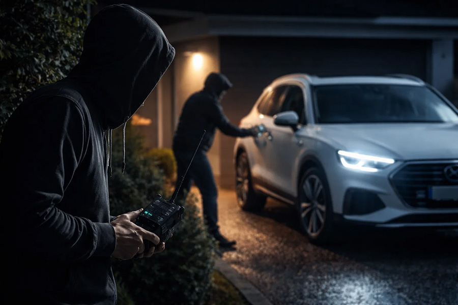 Funk statt Brecheisen: Der stille Keyless-Diebstahl