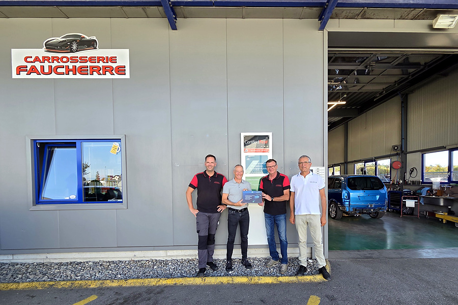 Récompensée: PPG distingue la Carrosserie Faucherre pour son engagement durable