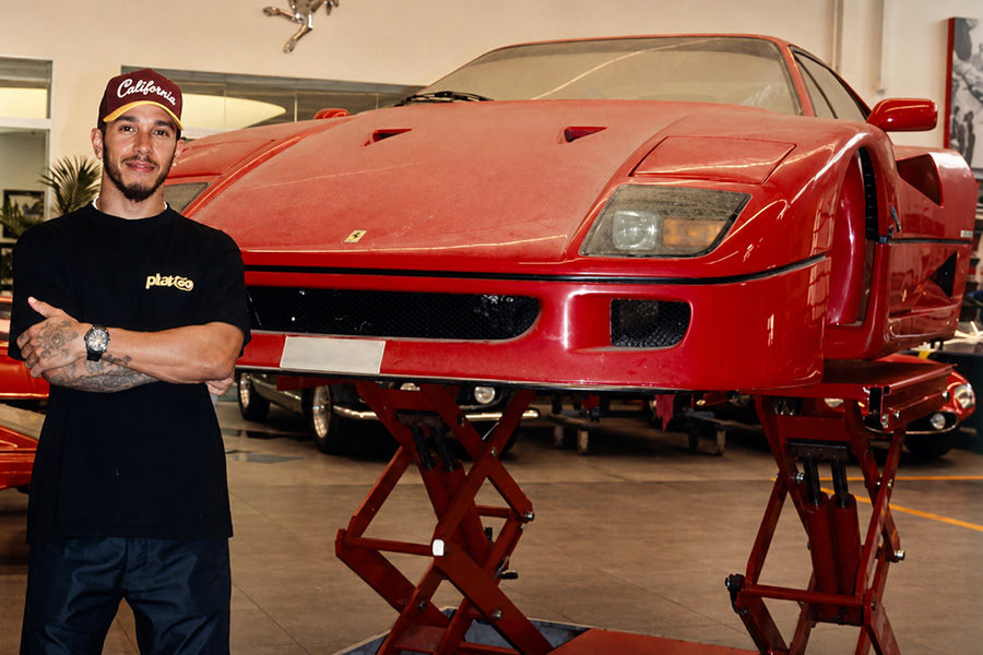 Le F40 de Lewis Hamilton : poussière, rêve et magie de Maranello