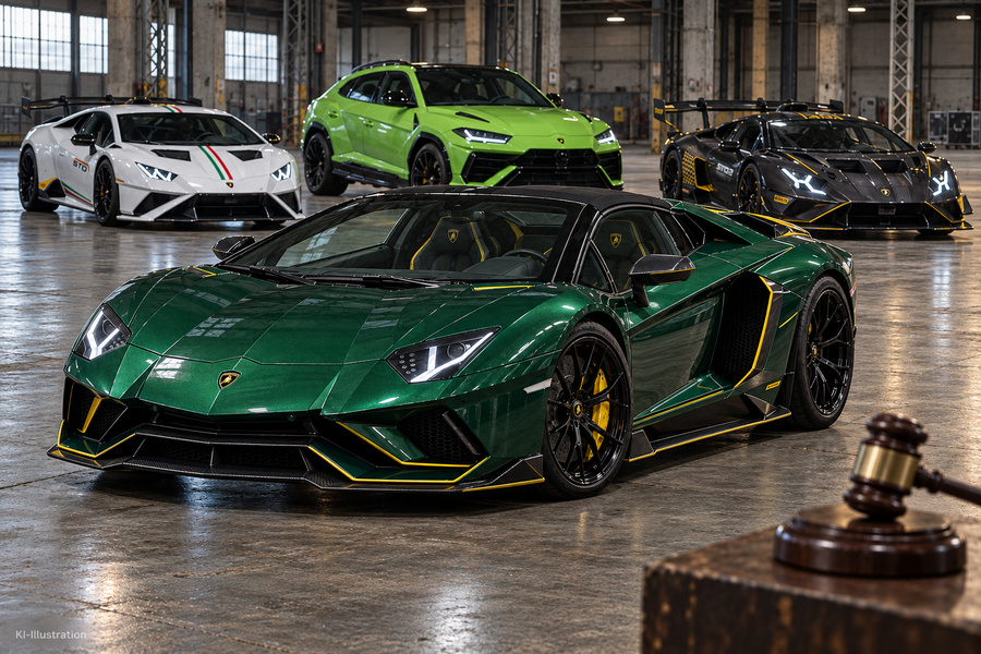 Lamborghini, Rolex et héritage en cryptomonnaies : les dessous d’une vente judiciaire