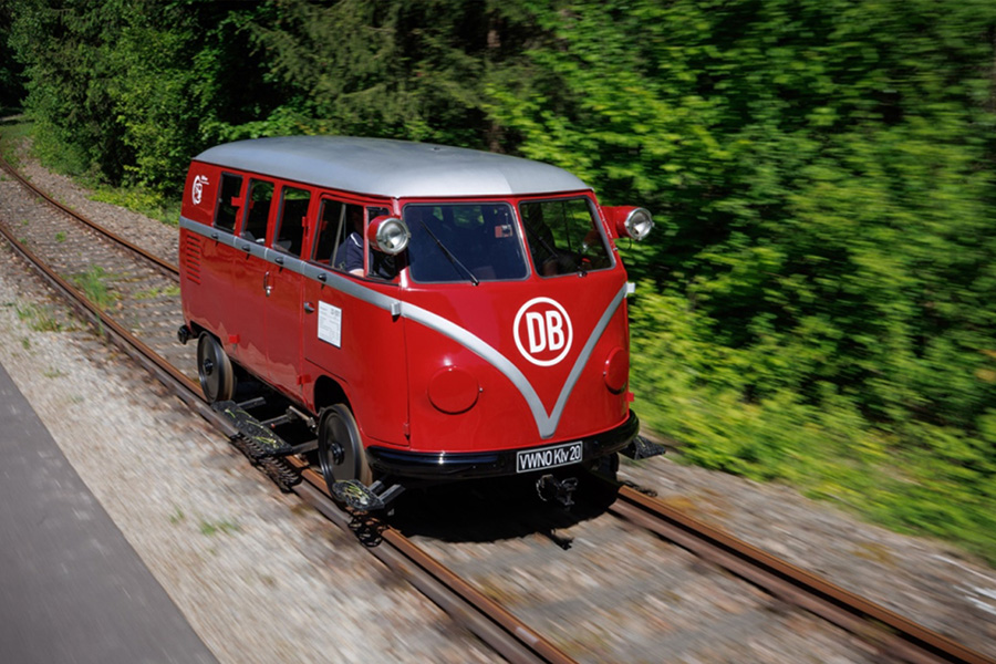 Stahlräder statt Asphalt: Die T1-Draisine der Bundesbahn