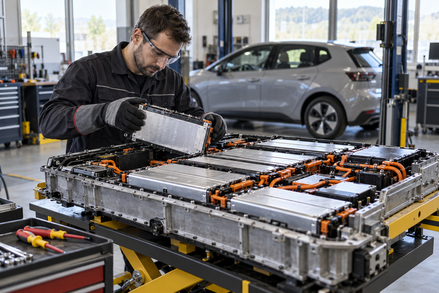 Batteriereparatur: Wer bekommt die Teile – und wer den Auftrag?