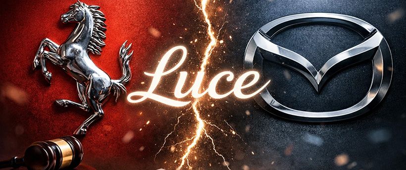 Ferrari nennt seinen ersten Stromer Luce – doch Mazda funkt dazwischen