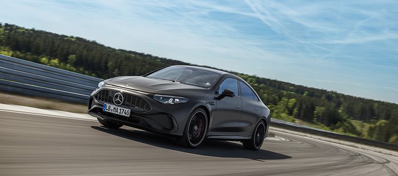 Drei Motoren, 680 PS: Der CLA 45 wird zum Elektro-AMG