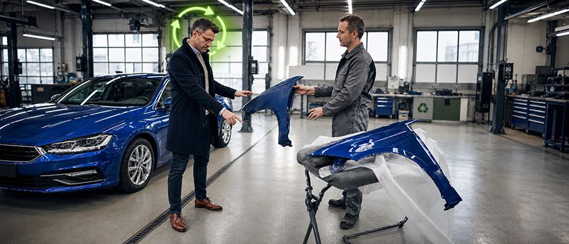 Nachhaltig reparieren? Ja – aber bitte nicht an meinem Auto