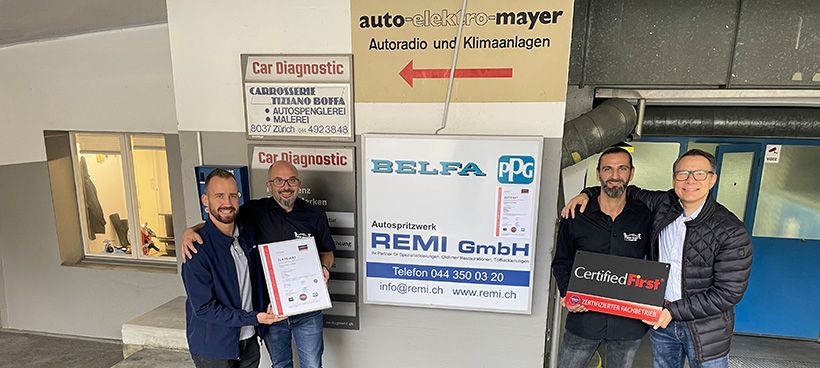 Autospritzwerk Remi: Frischer CFS-Schub für Wipkingens Lackprofis