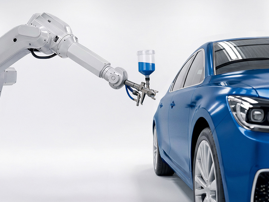 BASF startet in die Roboterlackierung – und nimmt Sata an Bord