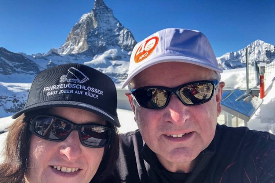 Zermatt et le Cervin plaisent beaucoup aux Bucheli – en été pour les randonnées, en hiver pour la pratique du snowboard. 