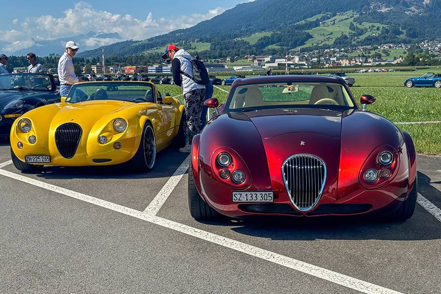 Incontournables dans tout meeting BMW : les roadsters Wiesmann, propulsés d’abord par des six cylindres en ligne, puis par des V8 et même V10.