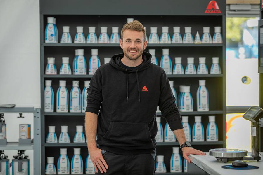 Flavio Nevoso, actif depuis avril 2025 dans les ventes externes chez Axalta – André Koch, était lui aussi présent comme expert.